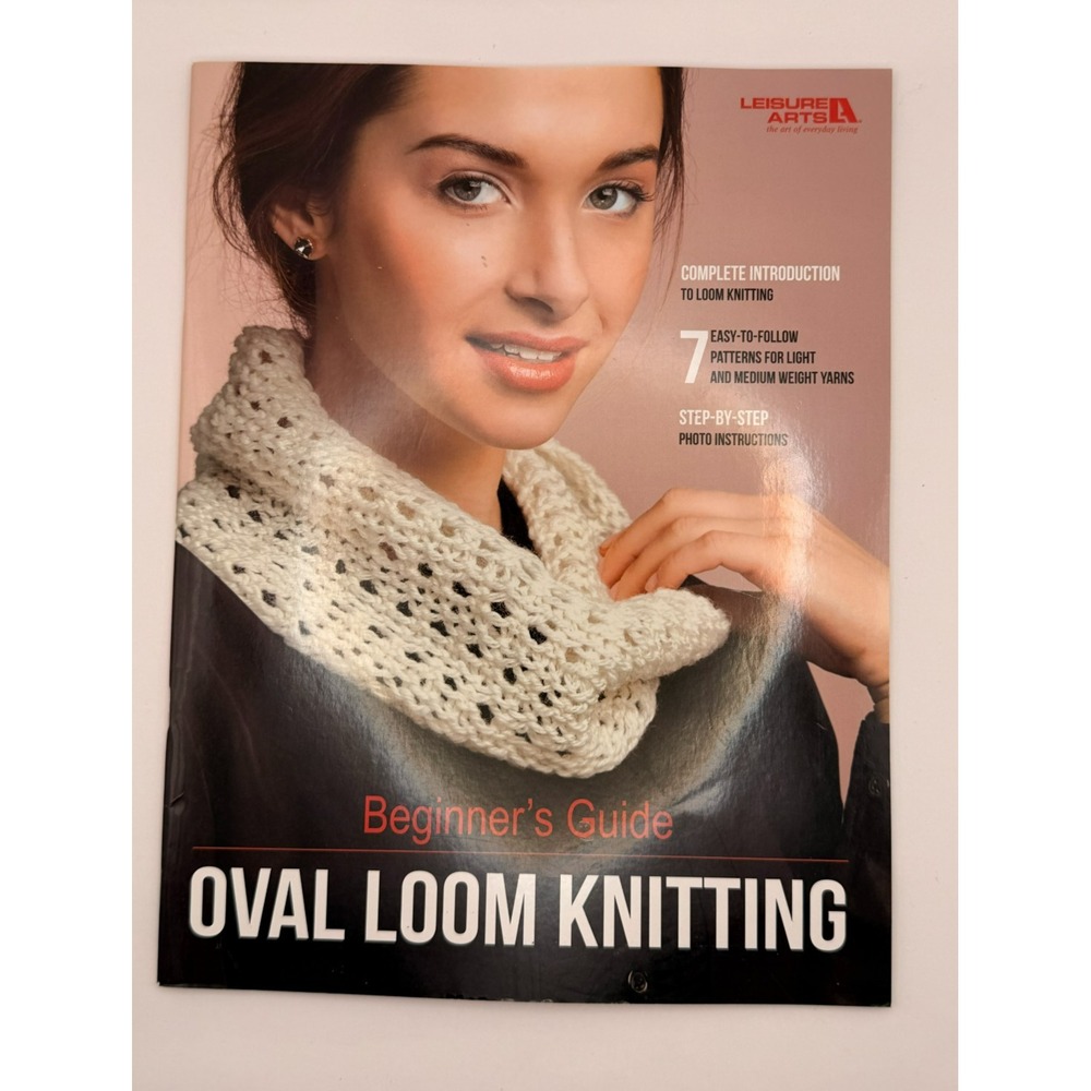 Beginner's Guide Oval Loom Knitting Leisure Arts 7 Patterns Kathy Norris
